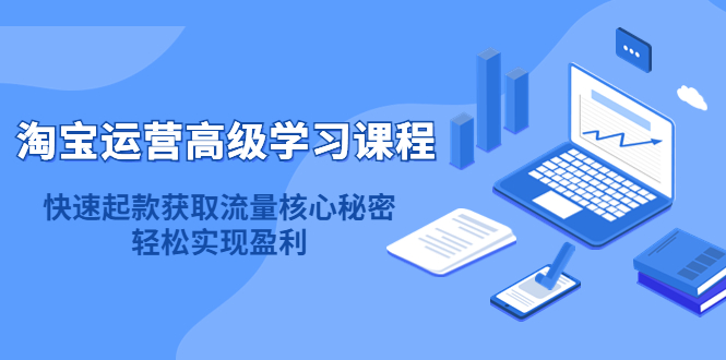 淘宝运营高级学习课程：快速获取流量核心秘密，轻松实现盈利！-62创业网