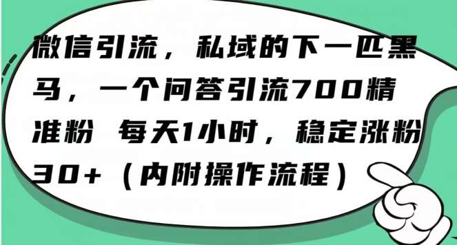 怎么搞精准创业粉？微信新赛道，每天一小时，利用Ai一个问答日引100精准粉-62创业网