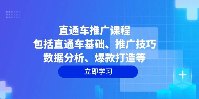 （14001期）直通车推广课程：包括直通车基础、推广技巧、数据分析、爆款打造等-62创业网