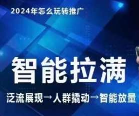 七层老徐·2024引力魔方人群智能拉满+无界推广高阶，自创全店动销玩法-62创业网